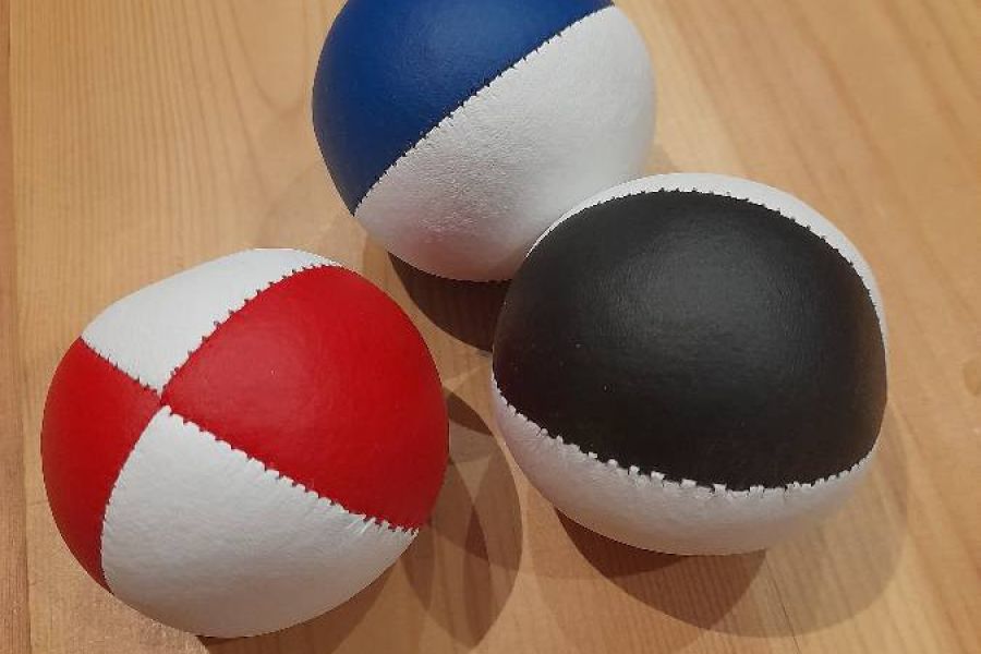 3 Jonglierbälle Hernrys Beanbag Stretch + Anleitung - Bild 2