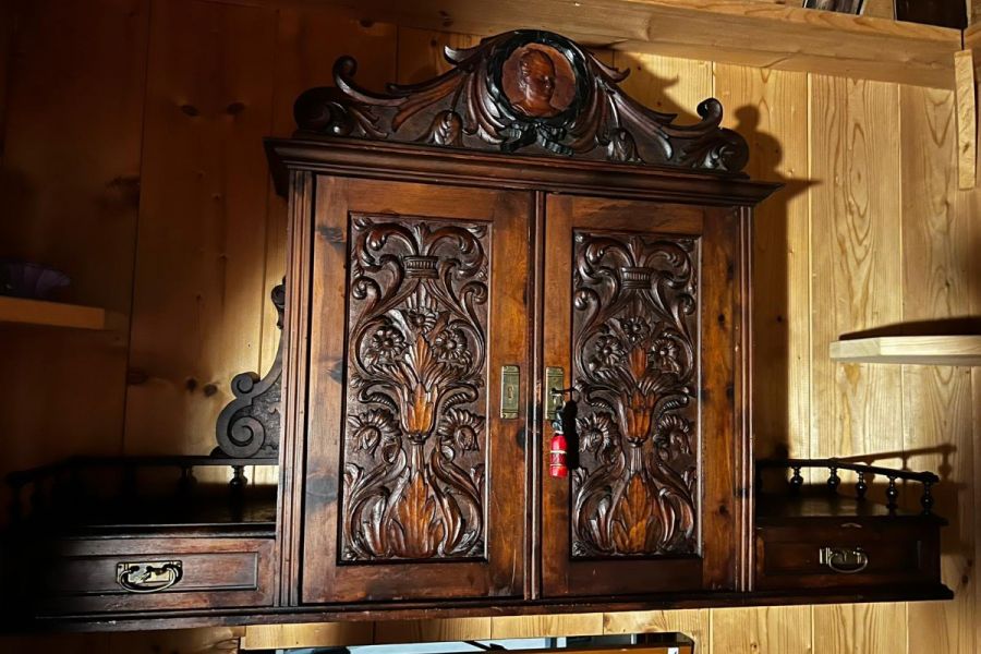 Antikmöbel Schreibtisch 1880 - Bild 2
