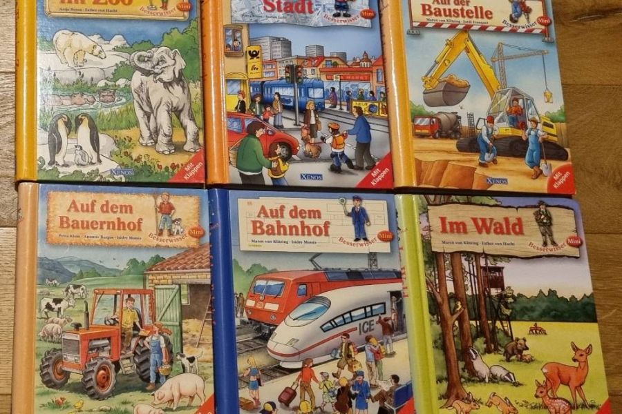6 Bücher Besserwisser mit Klappen (klein) - Bild 1