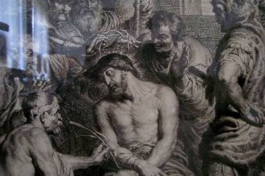 Antiker Kupferstich von Bolswert ( nach Van Dyck ) - Bild 5