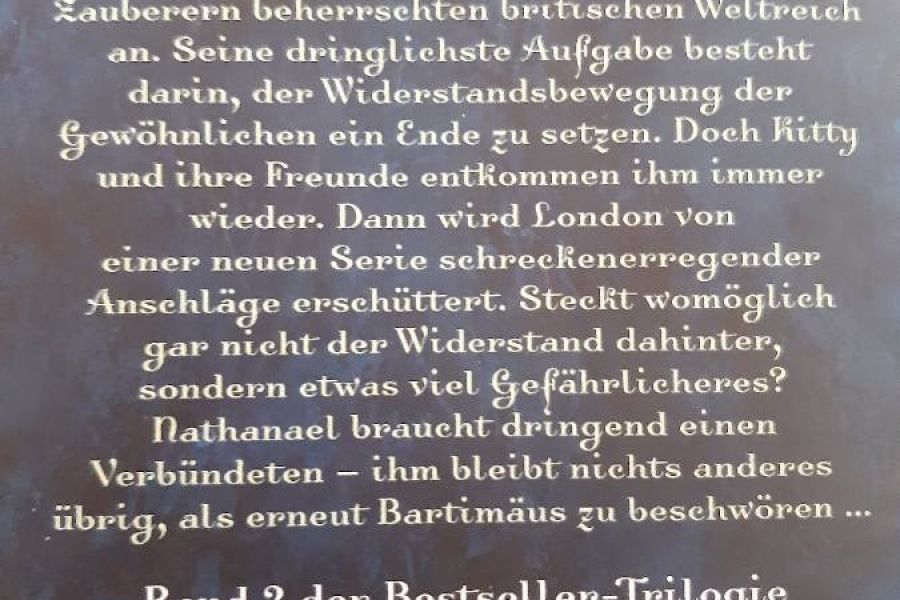 Buch: "Bartimäus - Das Auge des Golem" von Jonathan Stroud - Bild 3