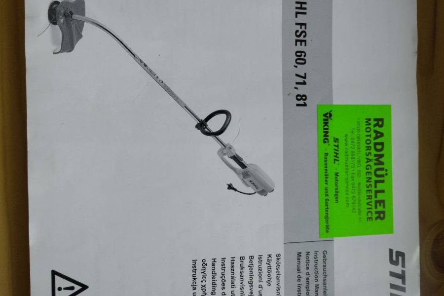 Elektrischen Fadenmäher-Rasentrimmer,Marke: STIHL mit Kabel - Bild 4