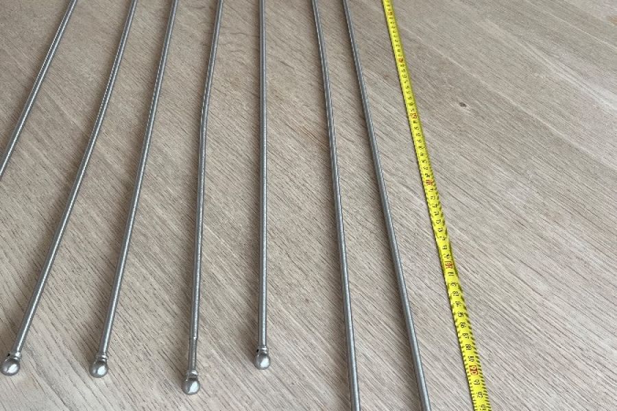 Vorhangstangen aus Messing für Scheibenvorhänge - Bild 1