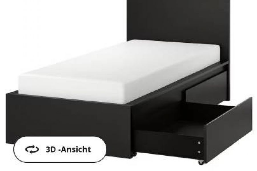 Malm Ikea Bett - Bild 1