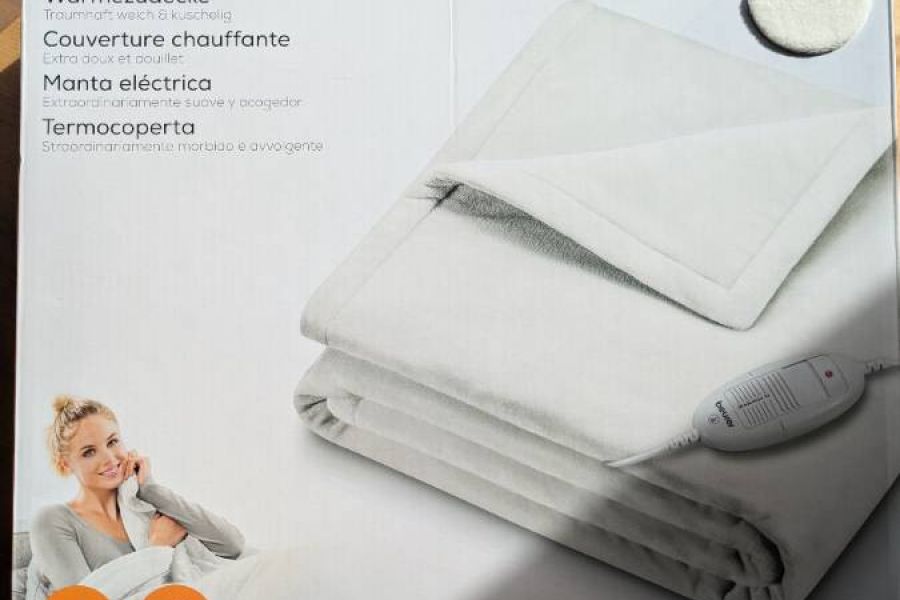 Wärmezudecke Beurer Wellbeing HD 75 White Cosy - Bild 2