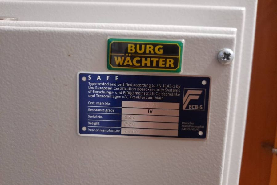 Tresor von Burg Wächter Panzer-Geldschrank - Bild 2