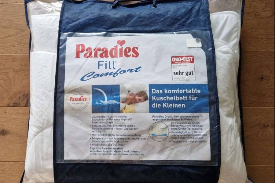 Kinderbett-Matratze 125 x 60 mit Bettdecke und Bettwäsche - Bild 2