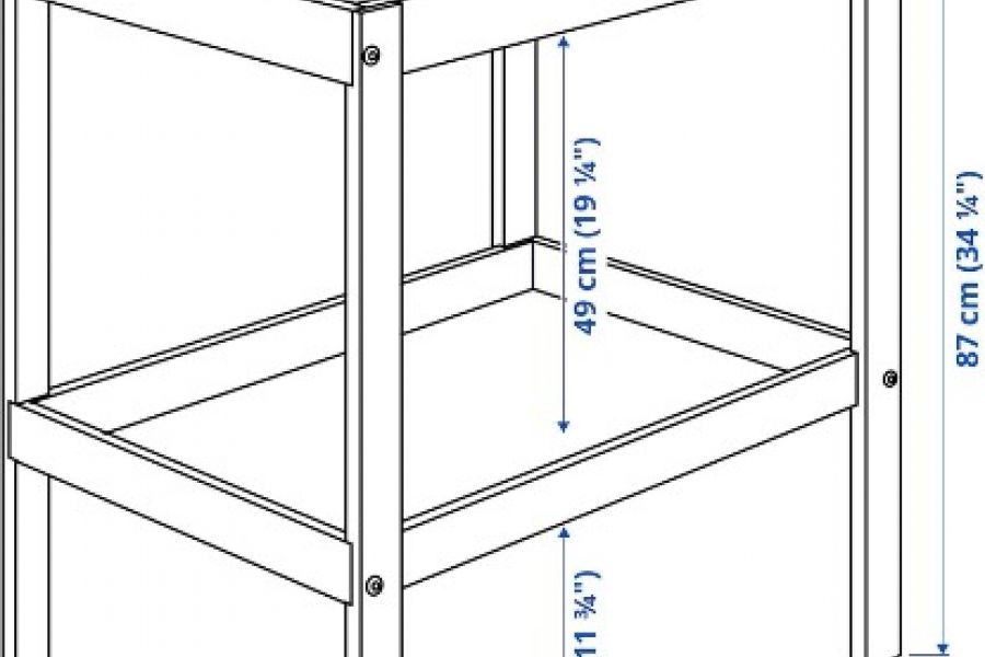 Wickeltisch Ikea mit Auflage - Bild 2