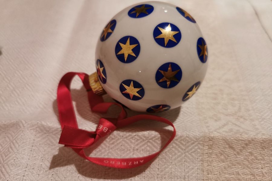 11x Arzberg Weihnachtsbaumschmuck aus Porzellan 11 Stück - Bild 3
