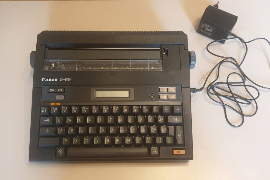Elektronische Schreibmaschine Canon S-50 - Bild 2