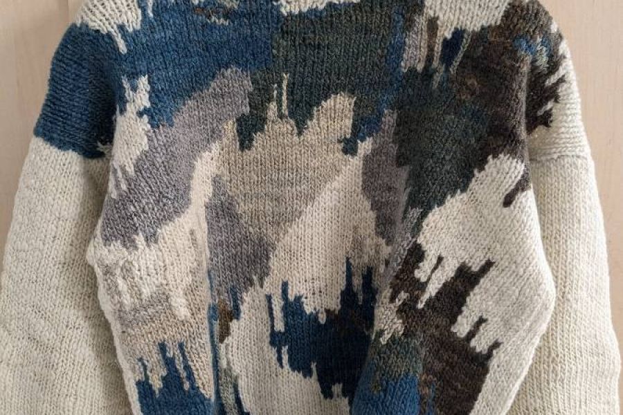 6 Handgestrickte Wollpulover aus Uruguay - Bild 1