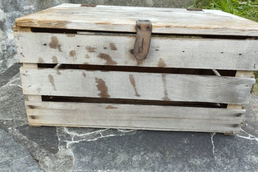 Transportkiste aus Holz für Kleintiere günstig zu verkaufen - Bild 2