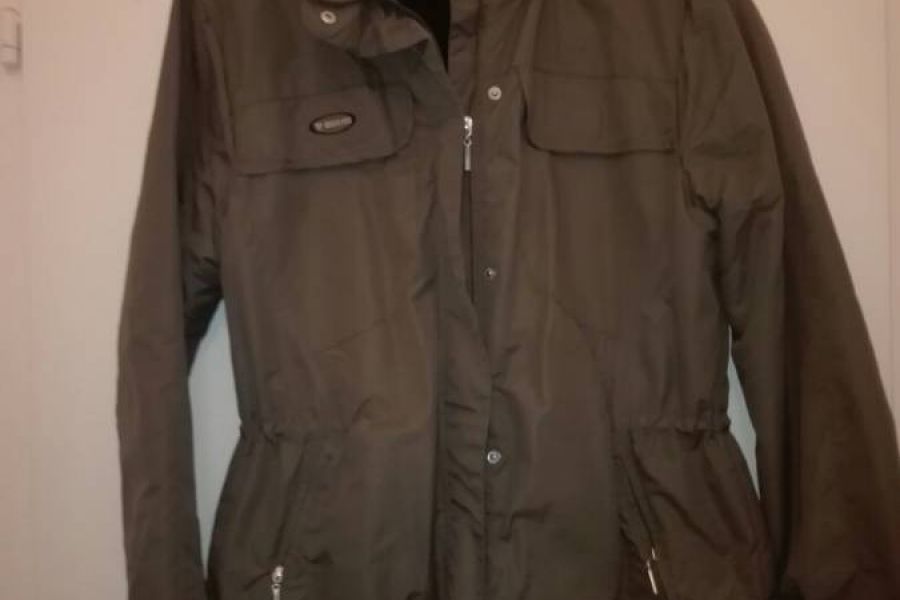 Militärgrüne Damenwindjacke - Bild 4