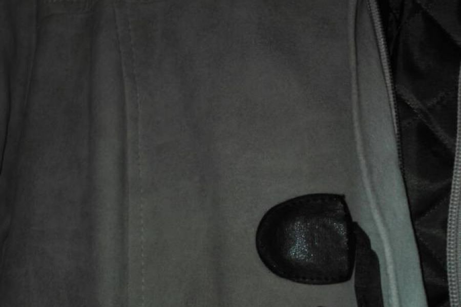 Beige Jacke im Montgomery Stil für Damen oder Herren - Bild 3