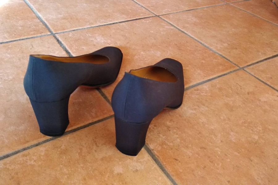 blaue Steckelschuhe - Bild 3