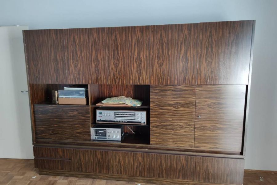 Wohnzimmer Schrankwand Palisander  und Sideboard - Bild 1