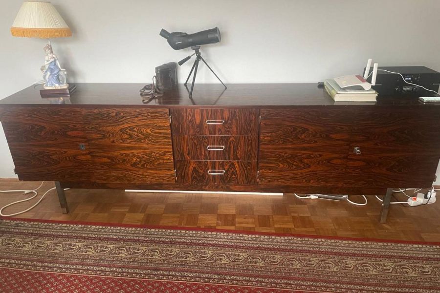 Wohnzimmer Schrankwand Palisander  und Sideboard - Bild 5