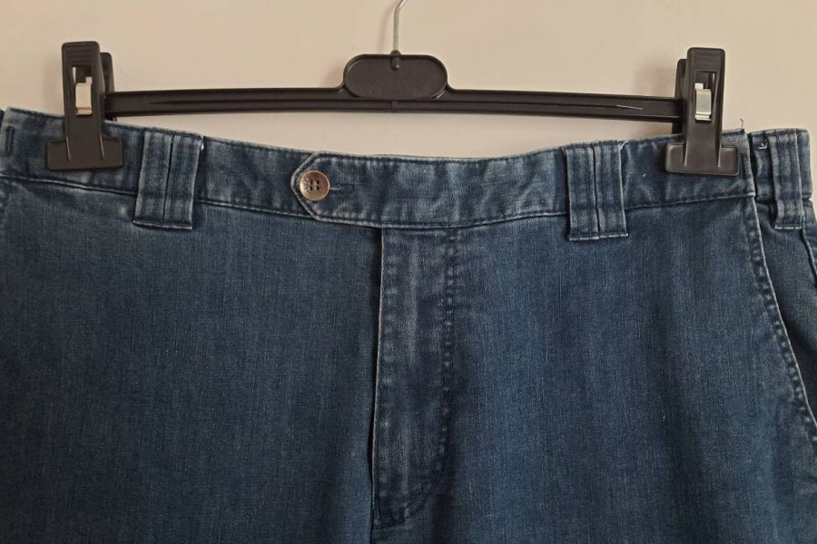 Dunkelblaue Herren Jeans von Meyer - Bild 1