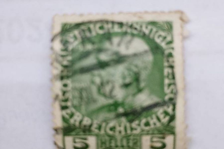 Österreich.Briefmarke Kaiser Franz Joseph zu 5 Heller,grün,1942 - Bild 2