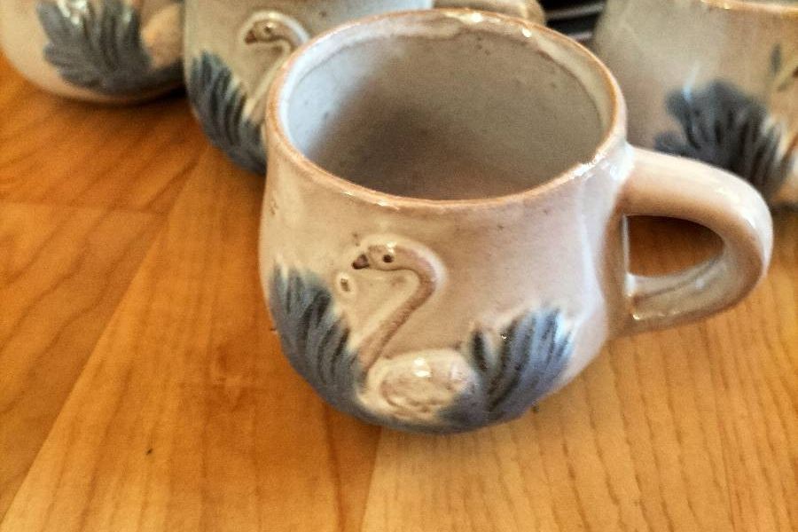 Kaffeeservice Schwanenmotiv - Bild 2