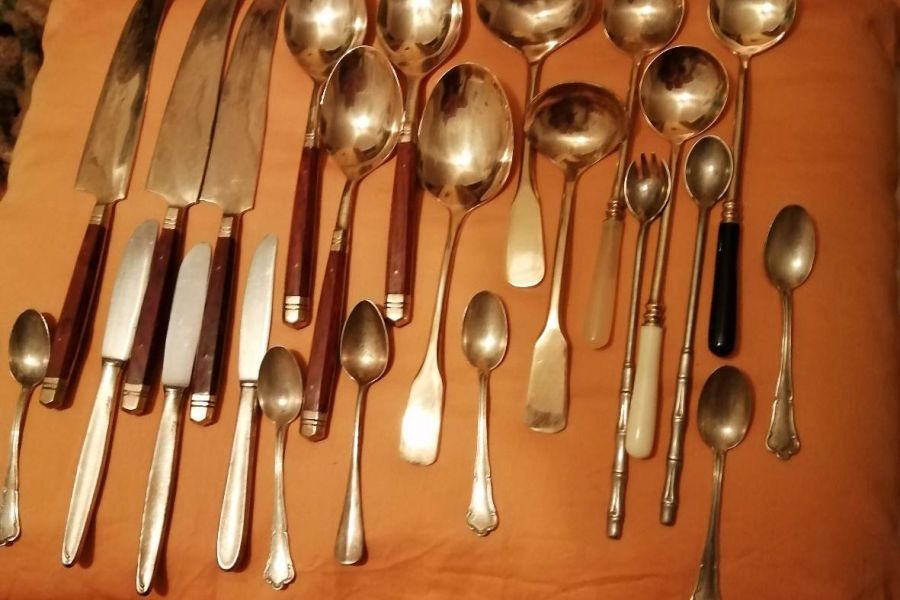 Altes Silber Besteck - Bild 1
