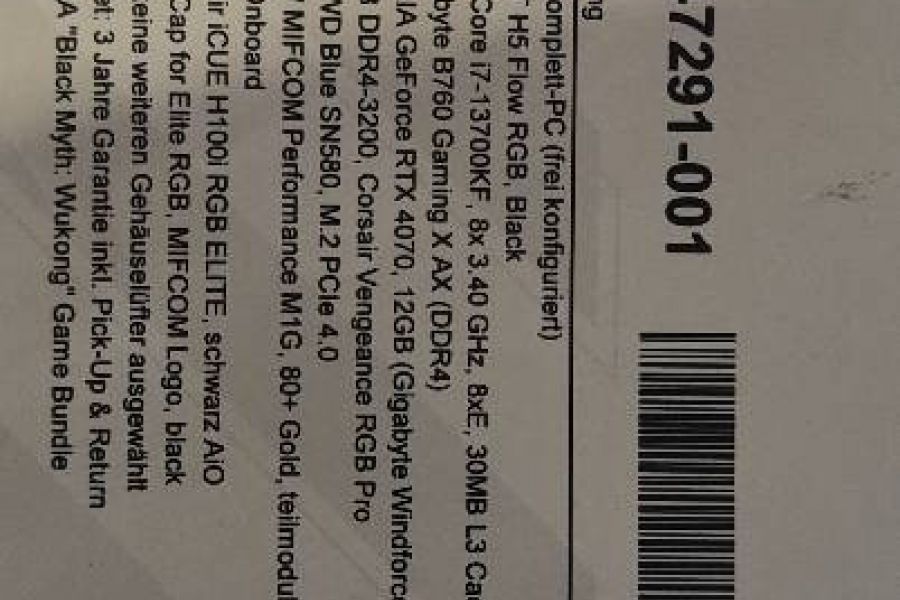Mifcom Gaming Pc - Bild 3
