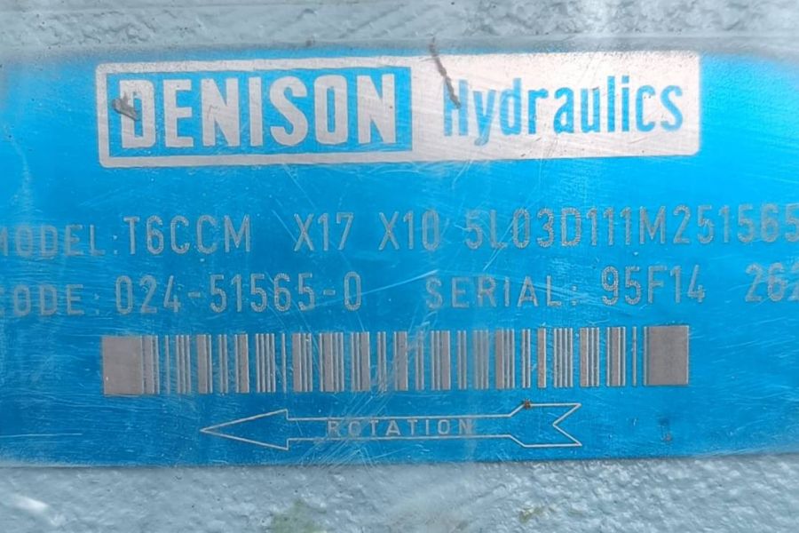 Neuwertige Doppel Flügelzellen Pumpe Denison Hydraulics - Bild 2