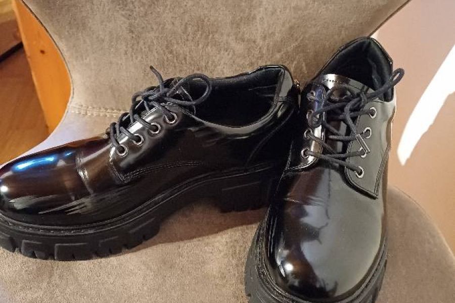 Damenschuhe mit Plateau Gr 38 - Bild 1