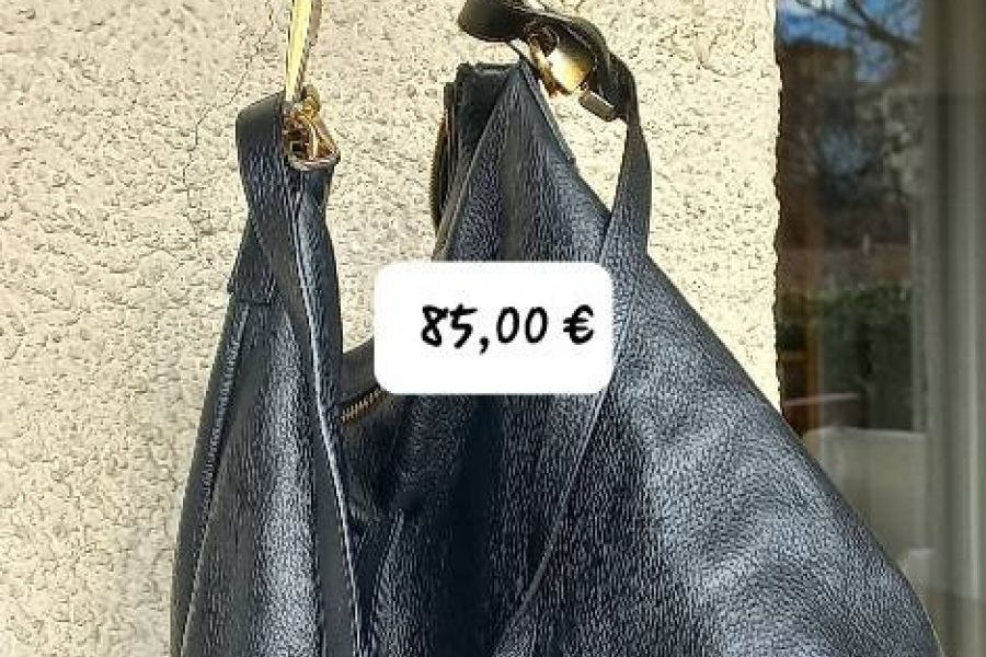Cocinelle Tasche schwarz in Leder - Bild 1