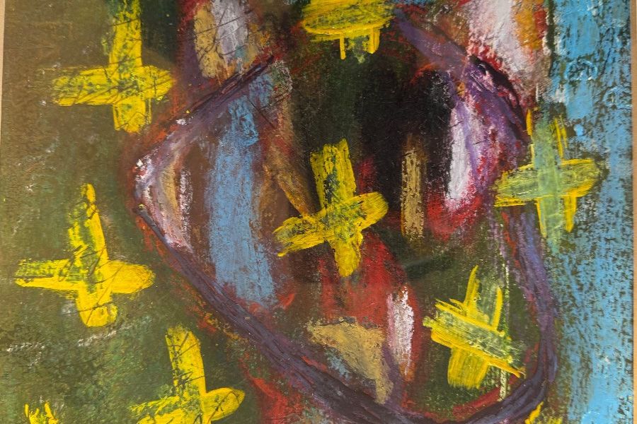 Expressionistisches Gemälde - Bild 1
