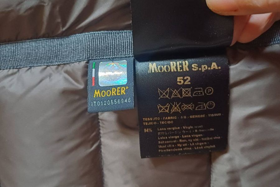 Moorer Herrenmantel gr.52 sehr hoher Np. - Bild 5