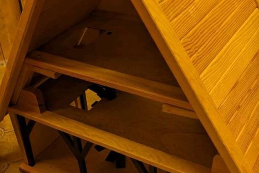 Puppenhaus aus Holz, Vintage - Bild 2
