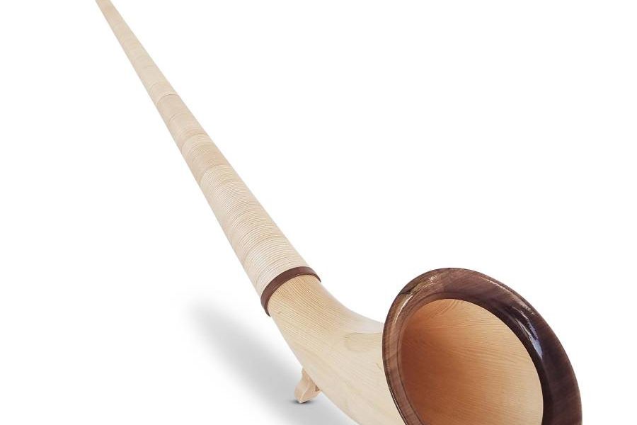 Alphorn Rieger Spitzenklasse Fichte Tonart F - Bild 1