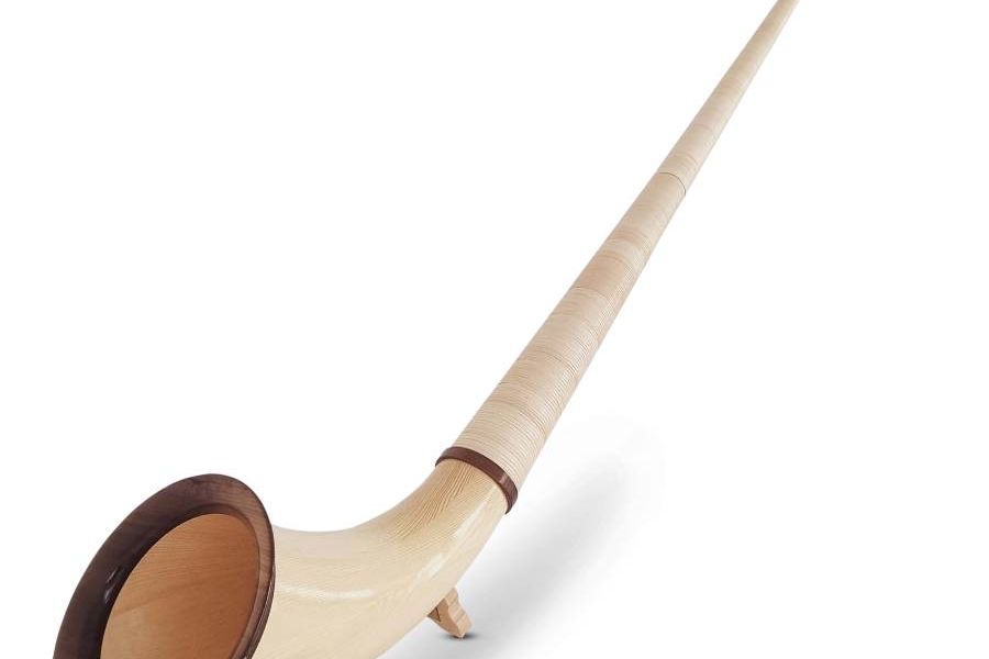 Alphorn Rieger Spitzenklasse Fichte Tonart F - Bild 2