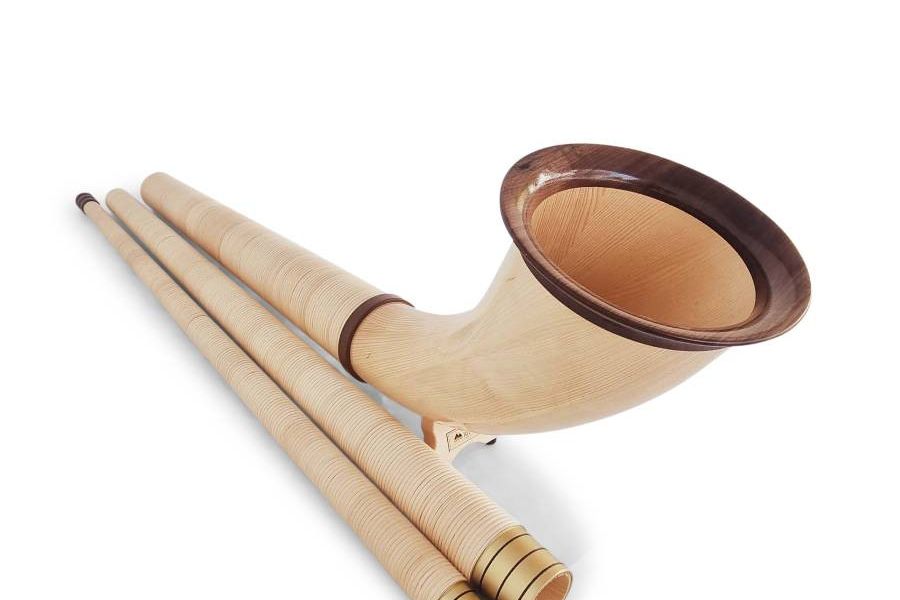 Alphorn Rieger Spitzenklasse Fichte Tonart F - Bild 3