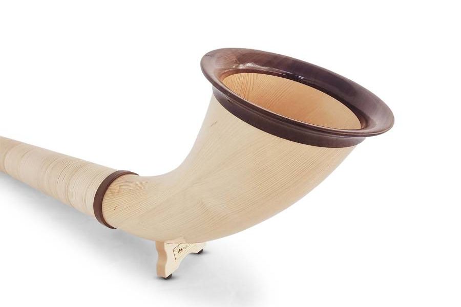 Alphorn Rieger Spitzenklasse Fichte Tonart F - Bild 4