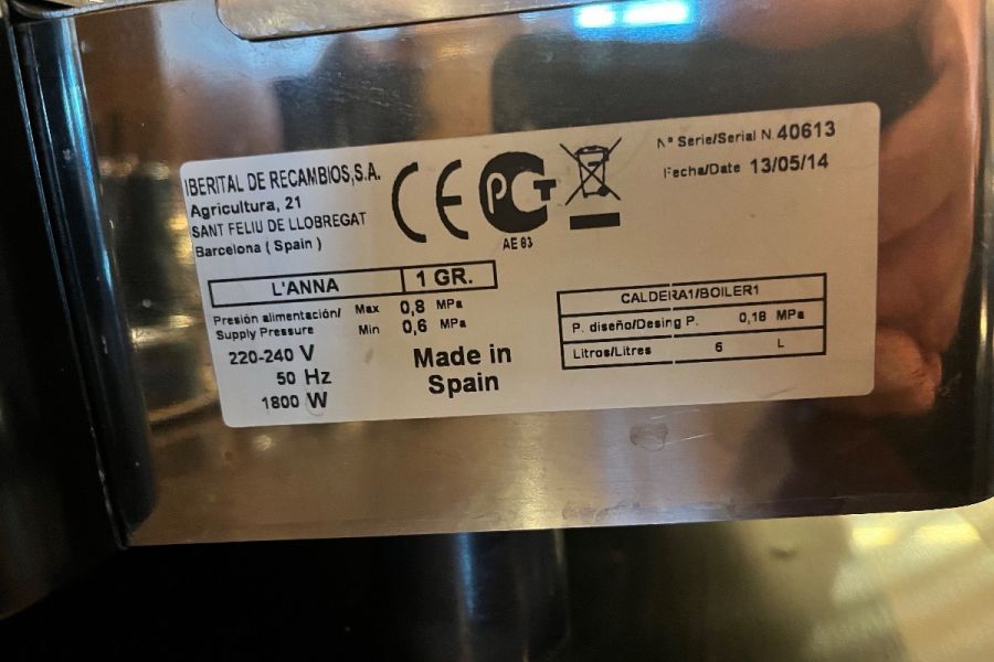Espresso Kaffemaschine Iberital l‘Anna wie neu - Bild 2
