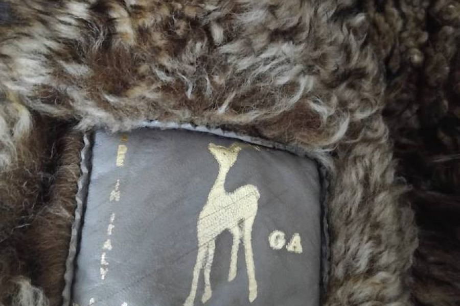 Lederjacke mit Fell - Bild 2