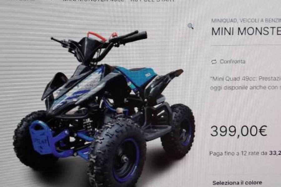 Verkaufe quad 50cc. Für kids neuwertig - Bild 1