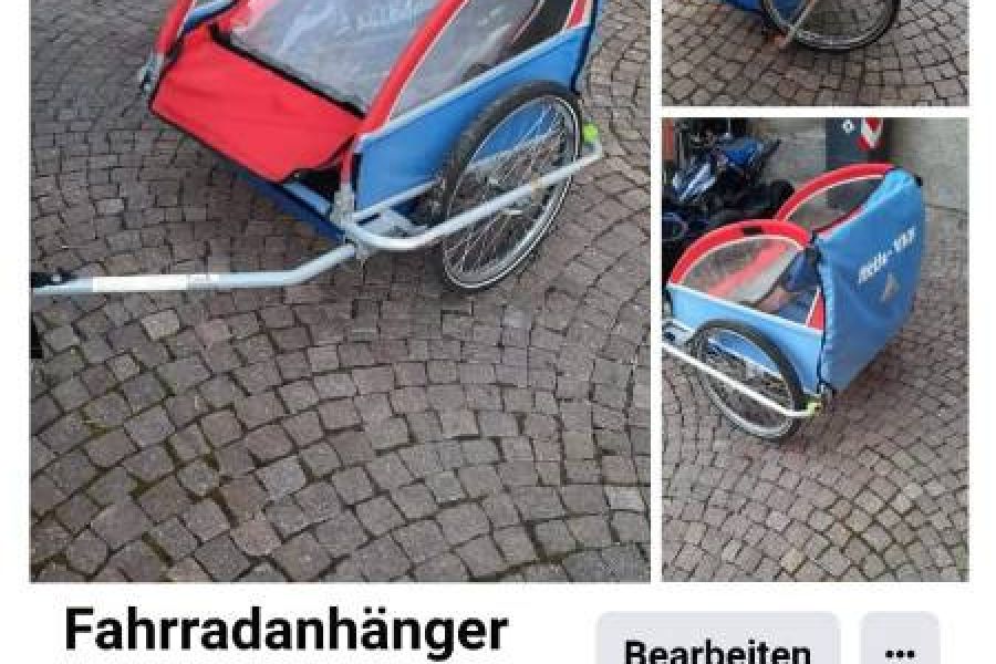 Kinder fahrradanhänger - Bild 1