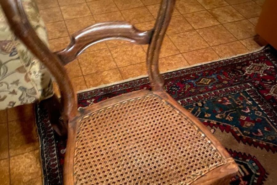 Biedermeier-Stühle mit Wienergeflecht (5 Stück) - Bild 2