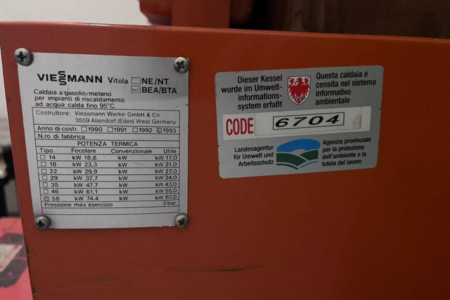 Viessmann Vitola Ölheizung + Brenner//Caldaia a gasolio + bruciator - Bild 3