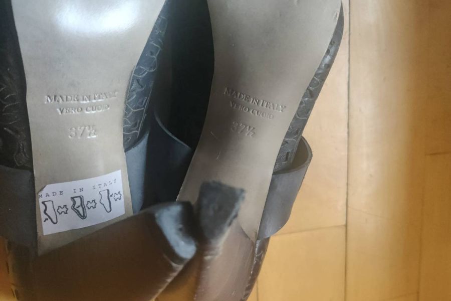 Elegante damenschuhe gr.37 -1/2 echtes leder - Bild 2