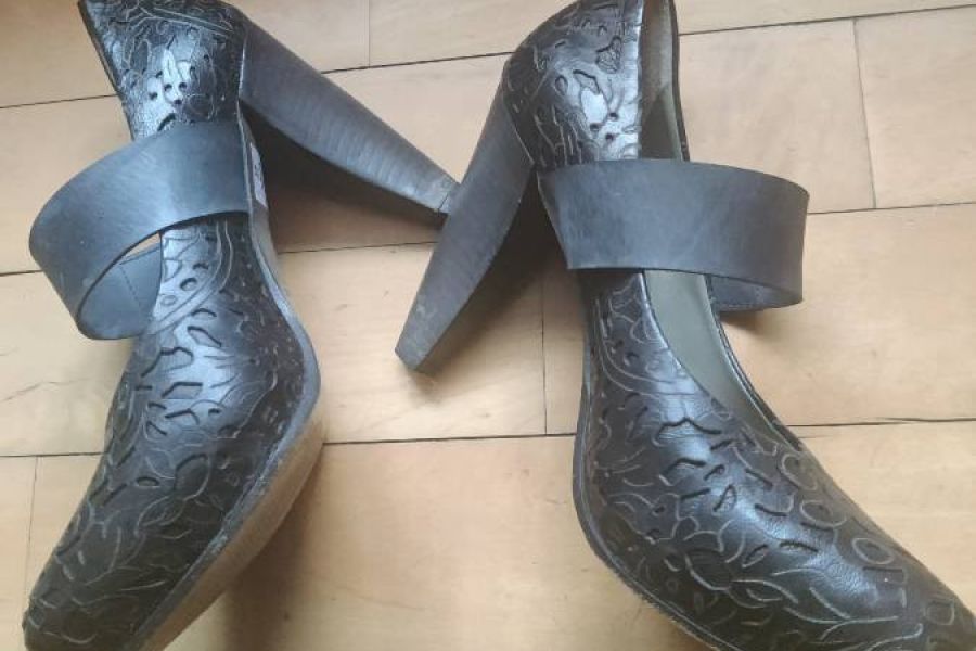 Elegante damenschuhe gr.37 -1/2 echtes leder - Bild 4