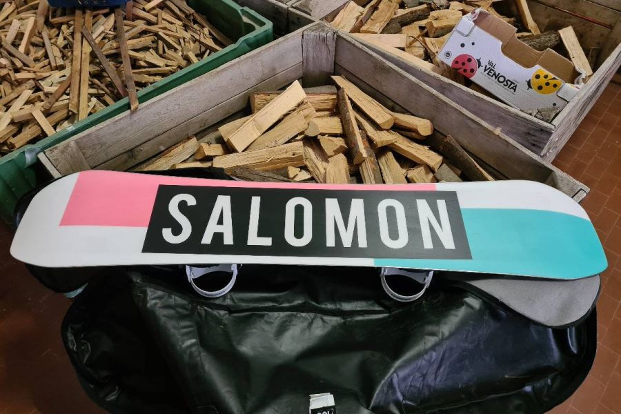 Snowboard Salomon mit Bindungen - Bild 3