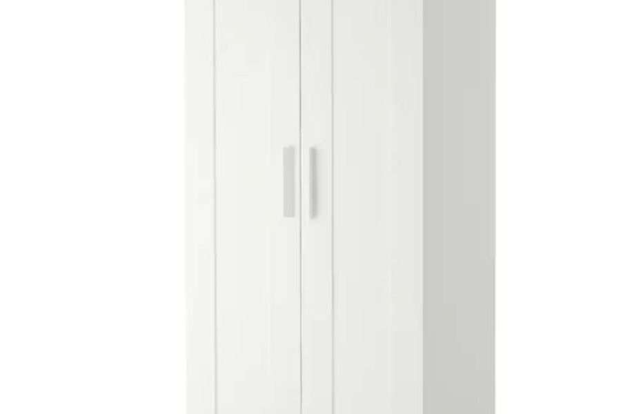 Doppelbett 180x200 und Schrank Brimnes - Bild 1