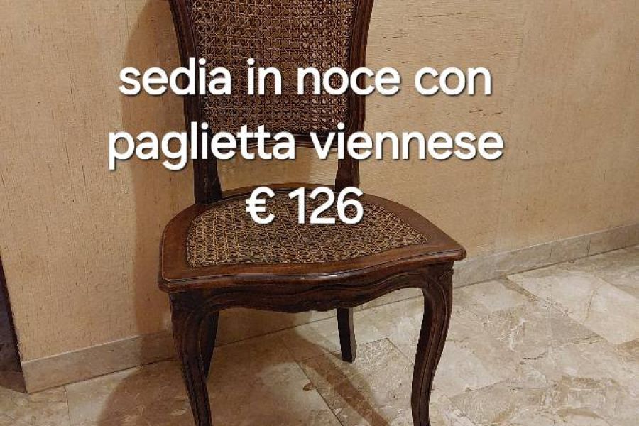 Sedia  con paglietta viennese - Bild 1