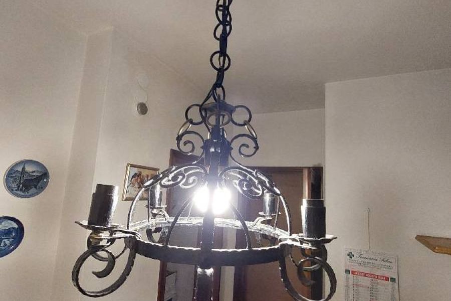 Lampadario in ferro battuto - Bild 4