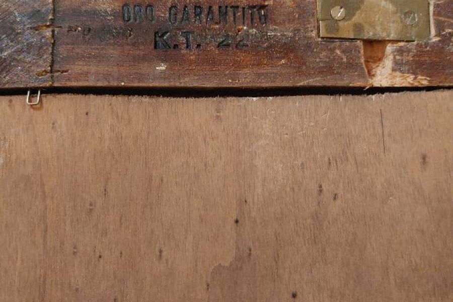 Specchio con cornice dorata - Bild 2
