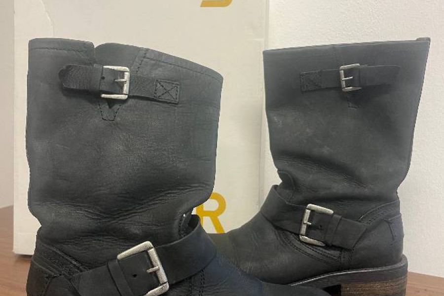 Bikerboots/Stiefel Echtleder Marke Bullboxer ungetragen Gr. 38 - Bild 3